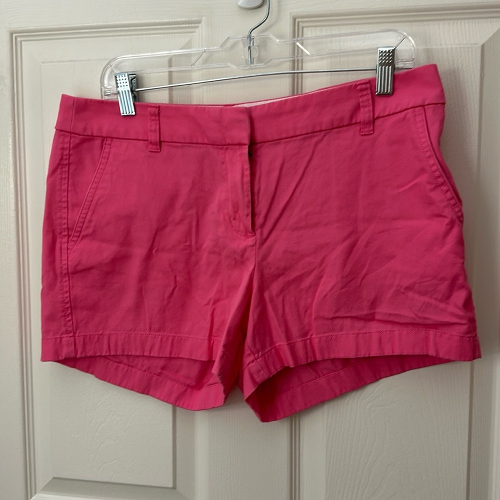 Hot Pink J.Crew Chino Shorts 10